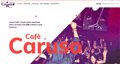 Desktop Screenshot of carusocafe.com